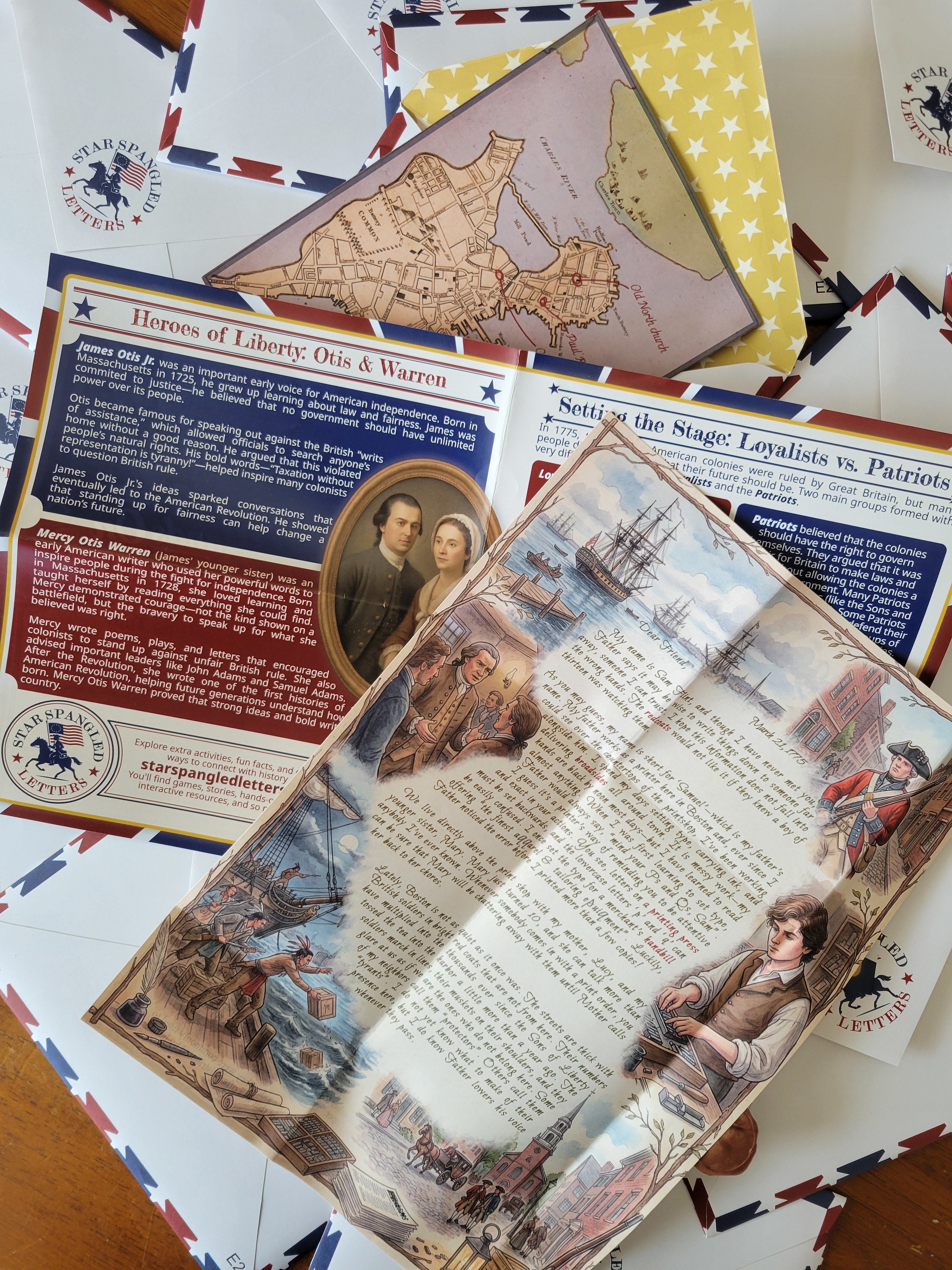 Sam Flint’s Boston Adventure (12 Letters)
